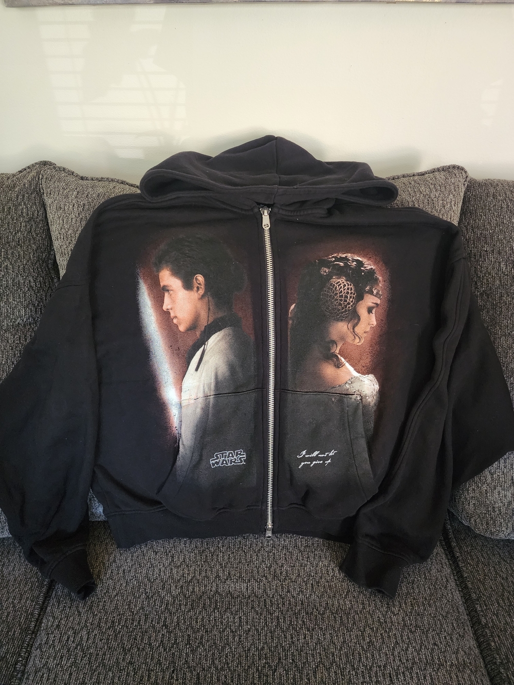 DARC SPORT STAR WARS CROSSED PATHS DARCO DOUBLE ZIP HOODIE, NWOT SIZE LARGE